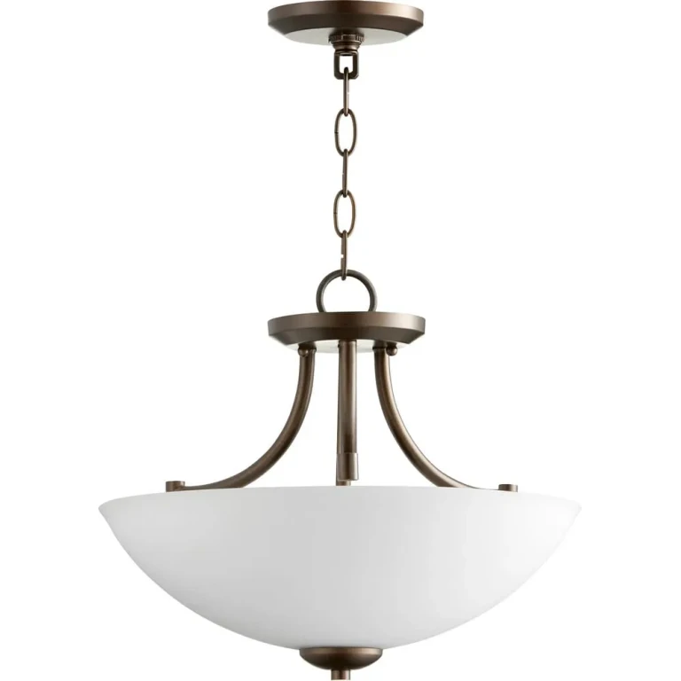 Quorum Barkley 3-Light 15" Pendant Light in Oiled Bronze