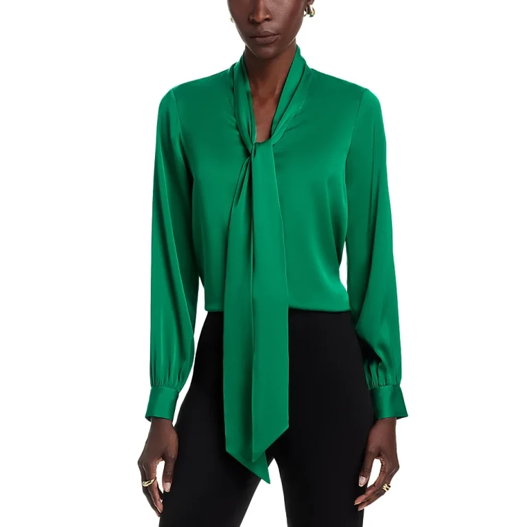Elie Tahari Nicoletta Silk Blend Top