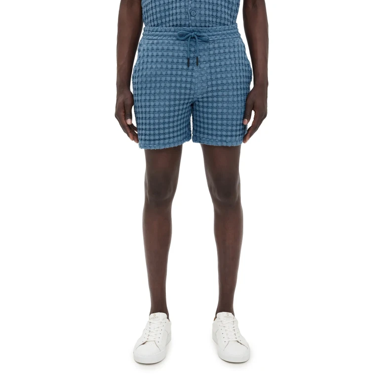 OAS Coronet Porto Waffle Shorts 6 Blue XL