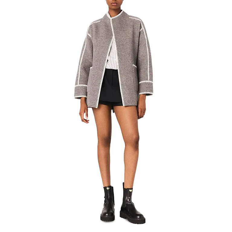 Maje Double Faced Coat