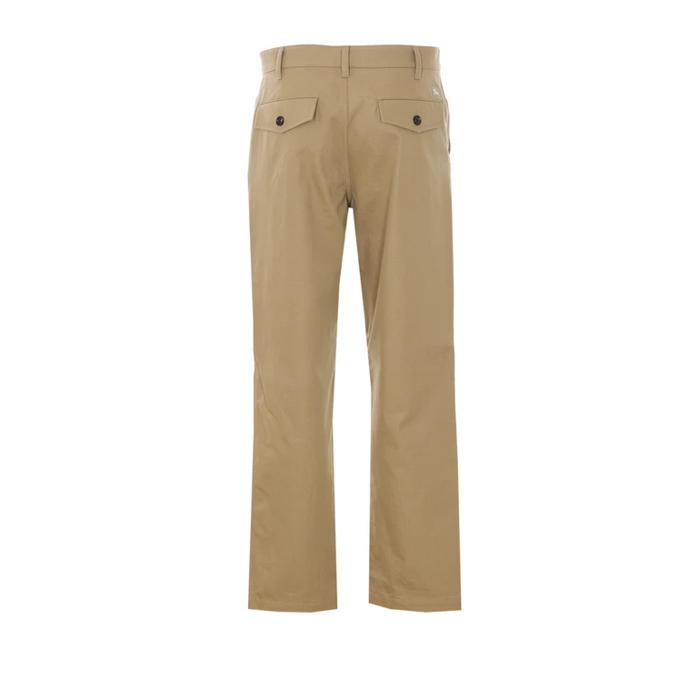Burberry Trousers Beige Cotton - Men