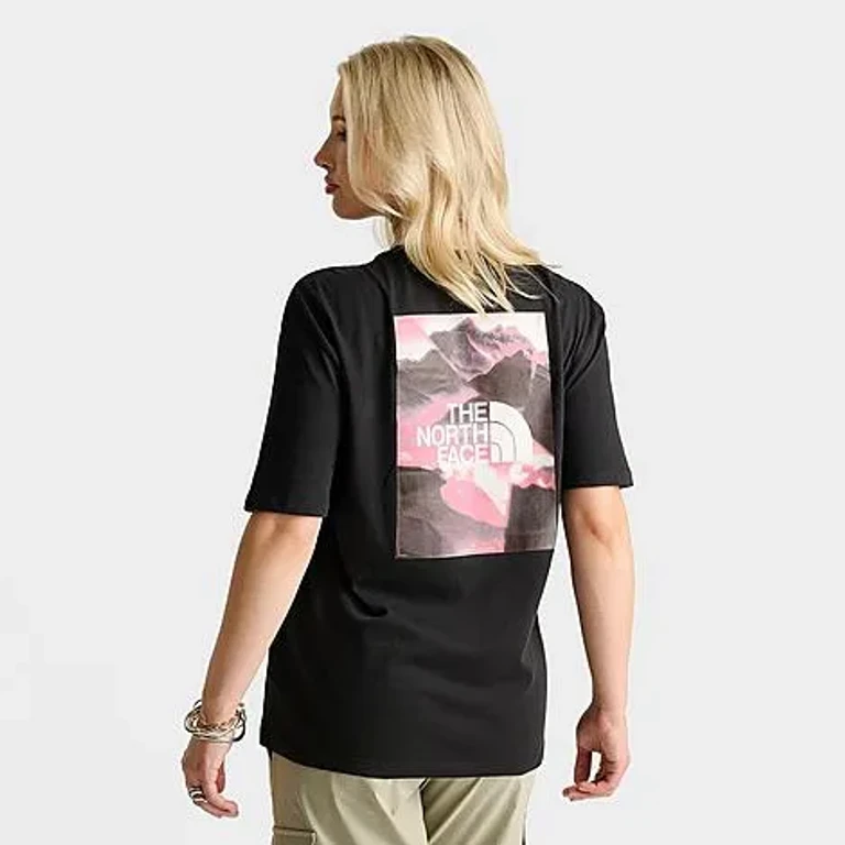 The North Face Women's Mountain Oversized Graphic T-Shirt in Black Size: XS