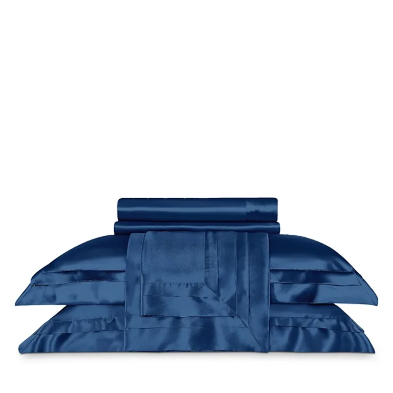 House of Textiles Elite Silk Flat Sheet, Queen
