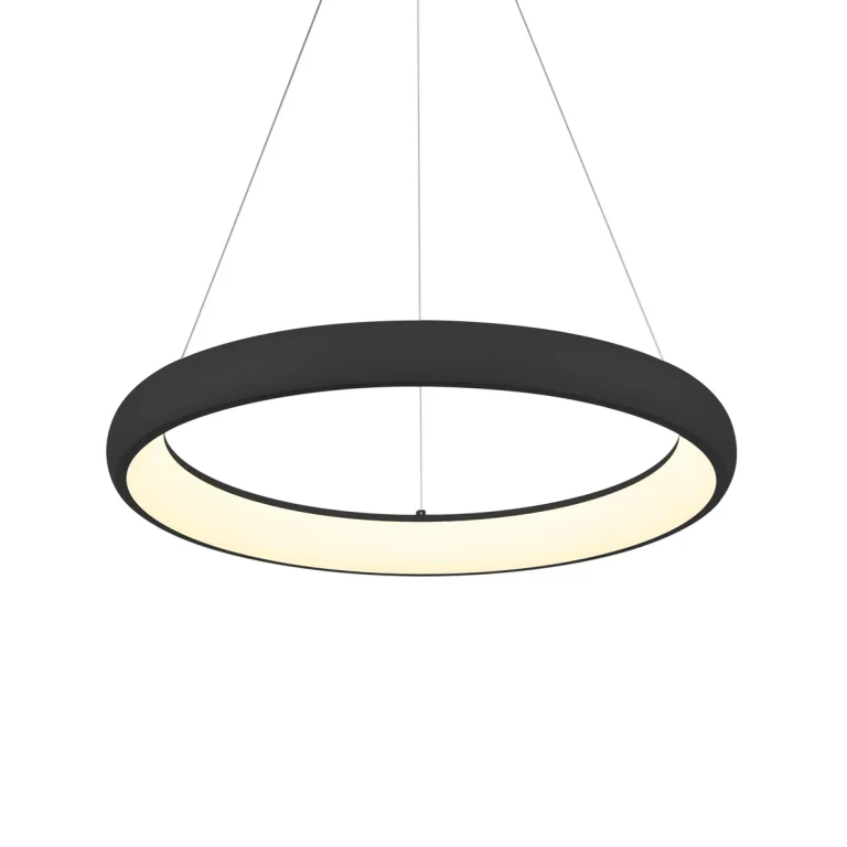 Black LED Pendant from the Cortana Collection
