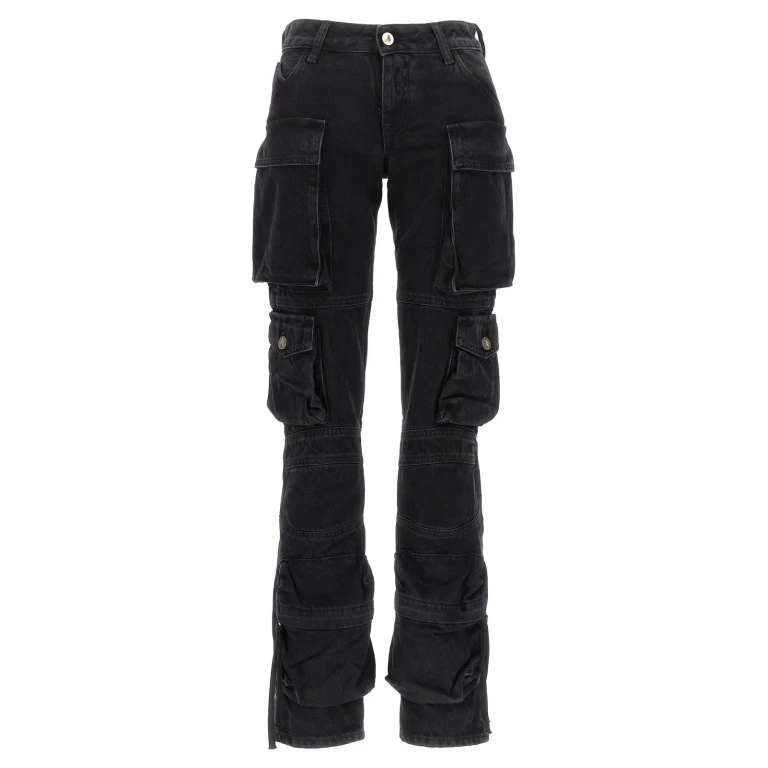 The Attico Bootcut-Jeans - Noir