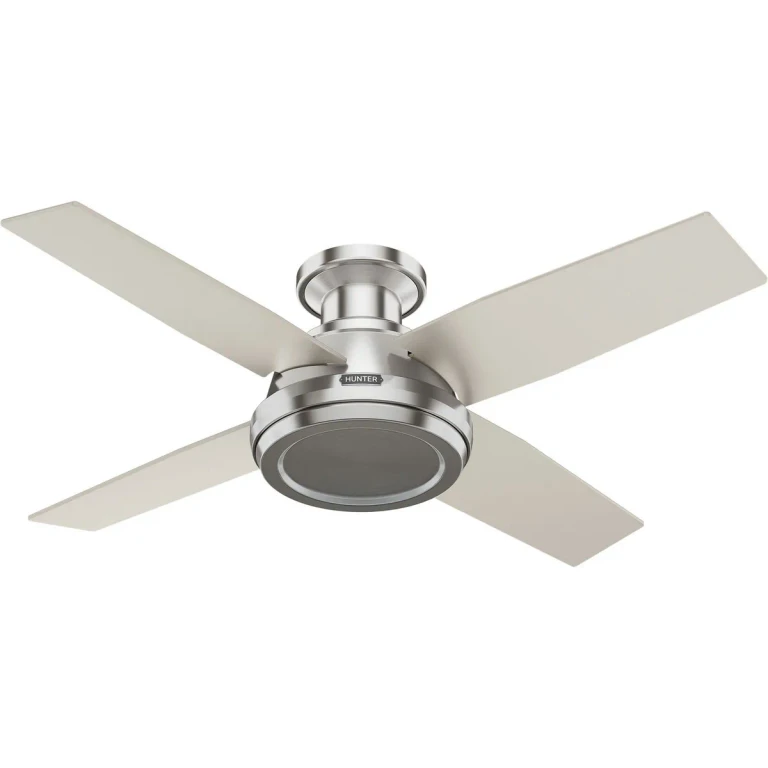 Brushed Nickel 44" Ceiling Fan from the Dempsey Collection