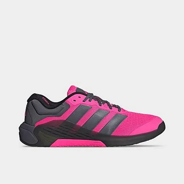 adidas Men's Dropset 4 Training Shoes in Lucid Pink/Aurora Onix/Core Black Size: 4.0