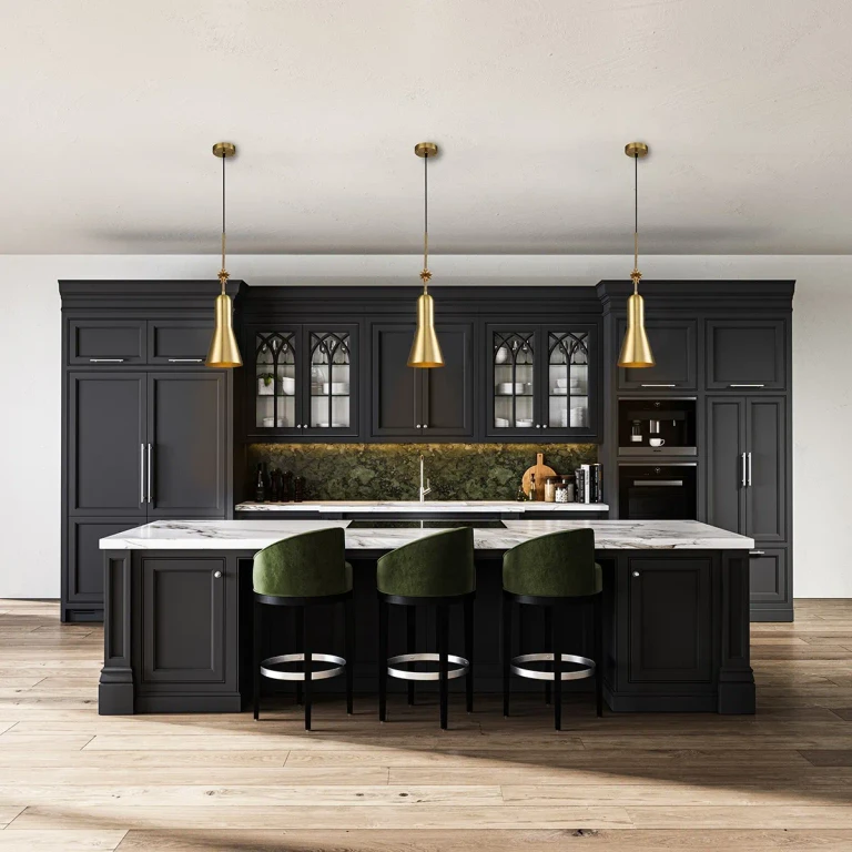 Aged Brass Pendant from the Etoile Collection
