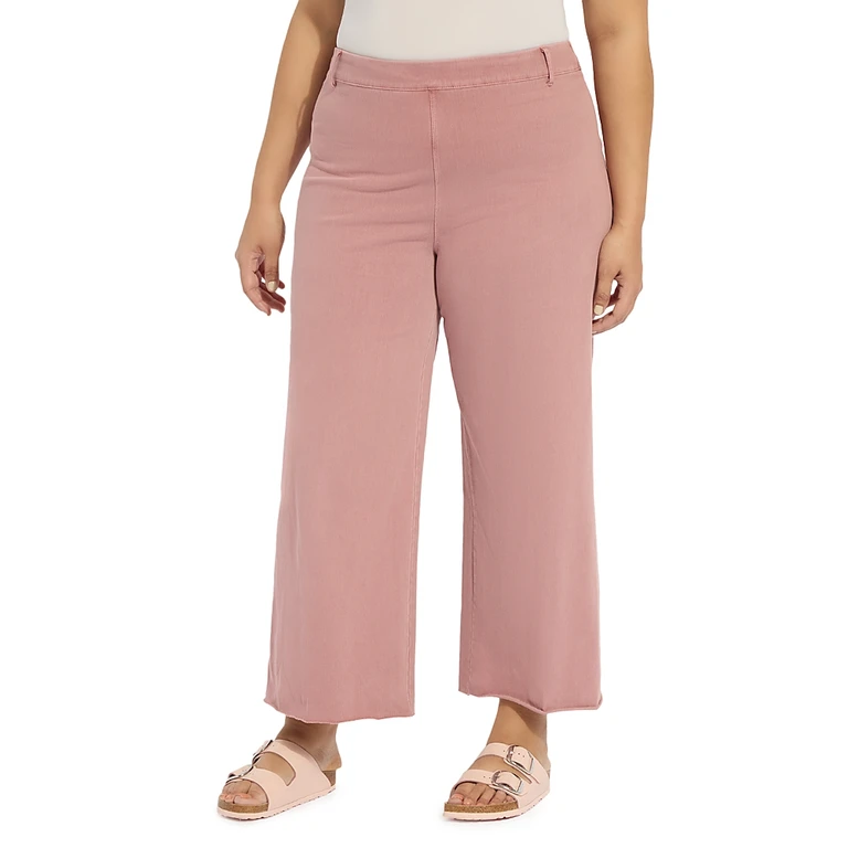 Lysse Plus Erin Wide Leg Jeans in Indigo