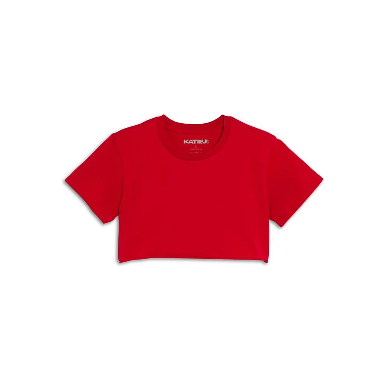 KatieJnyc Girls' Tristan Cropped Tee - Big Kid