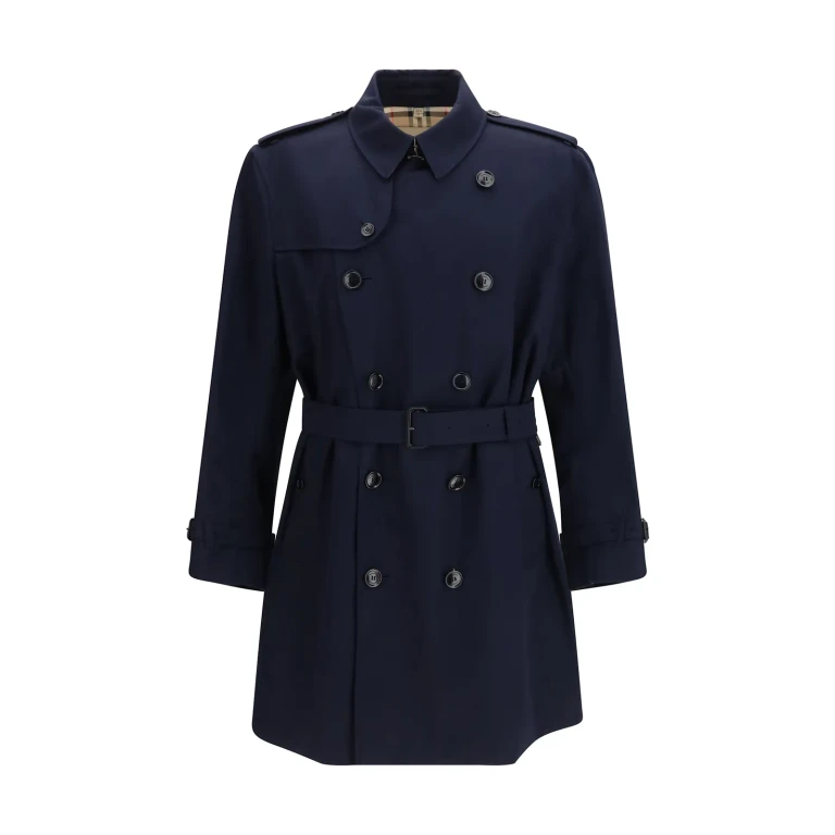 Burberry Double Breasted Belted Trench Coat
