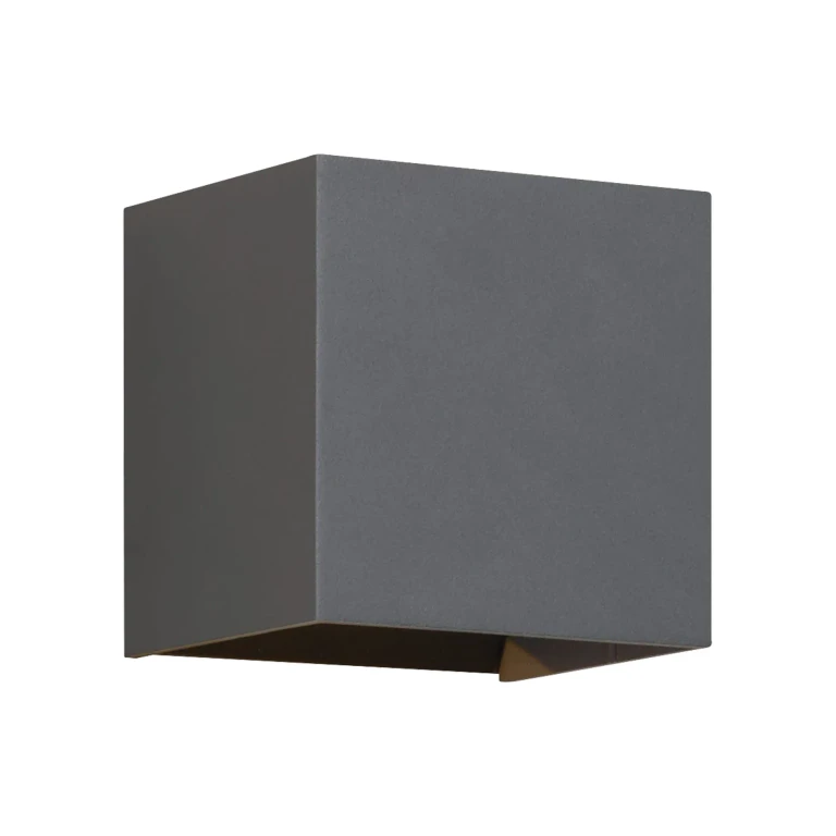Vex 5" Outdoor Wall Light in Charcoal