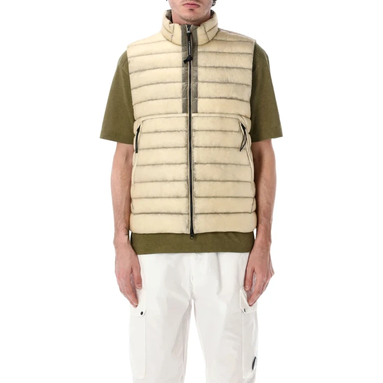 C. P. COMPANY Suit Vest Men color Yellow Cream (20CMVE703A110416A114)