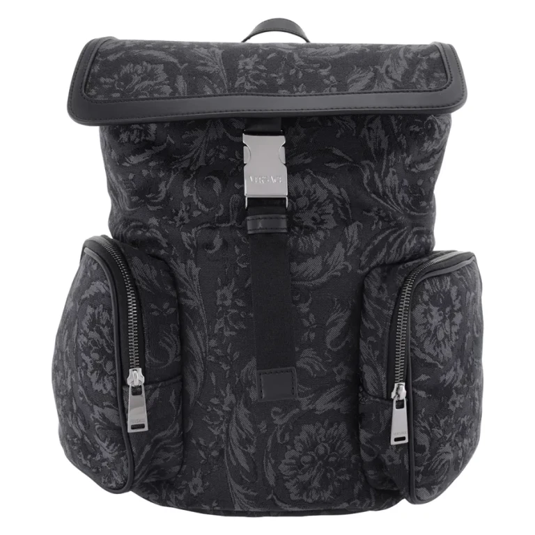 Versace Barocco Black Backpack