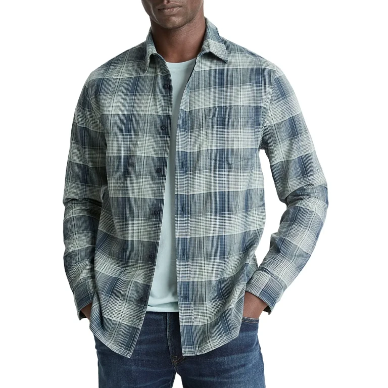 Vince Big Sky Long Sleeve Button Front Shirt