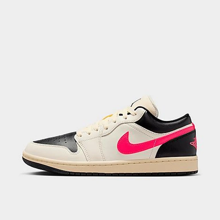 Jordan Women's Air Retro 1 Low Casual Shoes in Sail/Igloo Size: 5.0