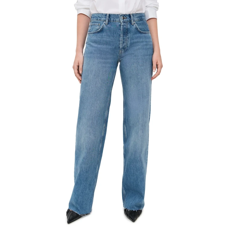 ANINE BING Hugh Jeans Panama Blue 26