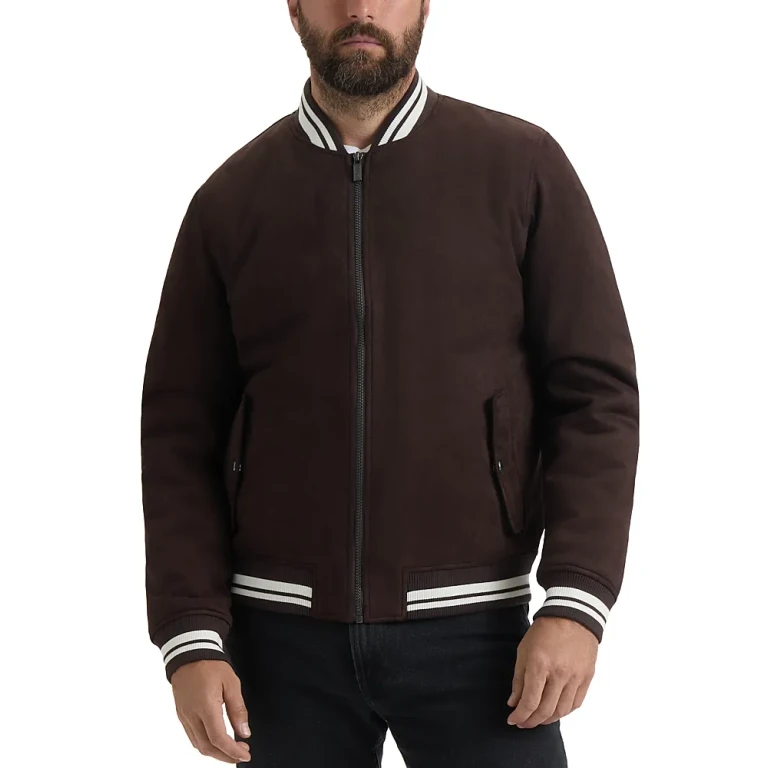 Manstone Water Repellent Varsity-Style Jacket