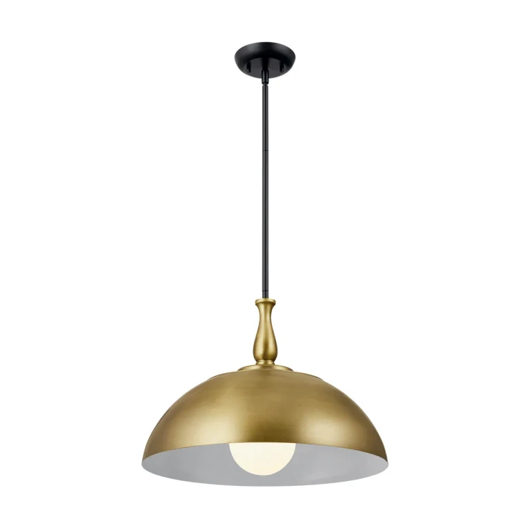 Fira Transitional Pendant in Natural Brass