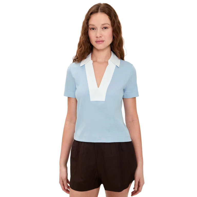 Tanya Taylor Melanie Top Powder Blue L