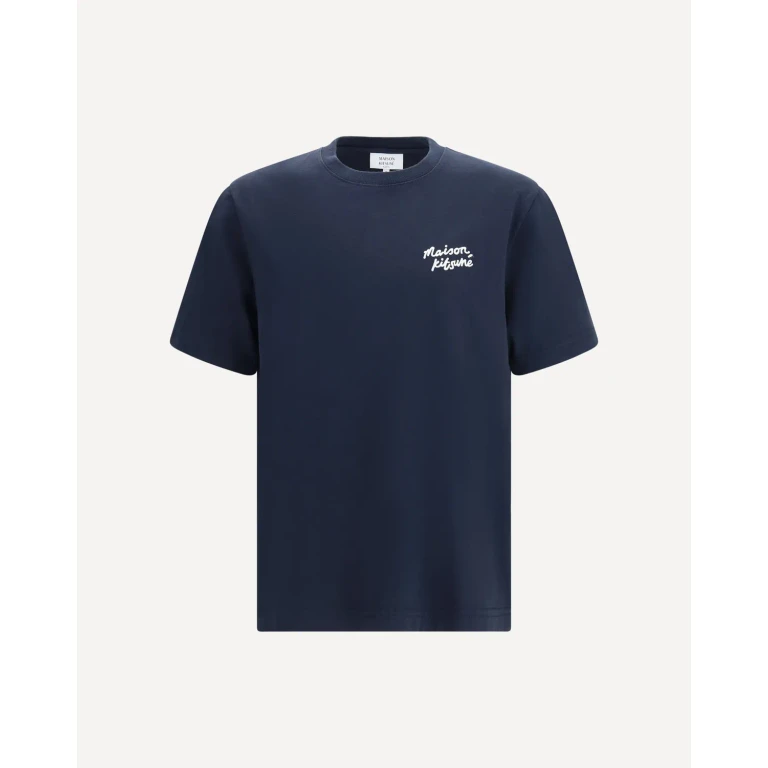 MAISON KITSUNÉ Handwriting Comfort T-shirt in cotton jersey Male S