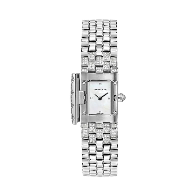 Ferragamo Secret Diamond Watch, 19mm x 30mm