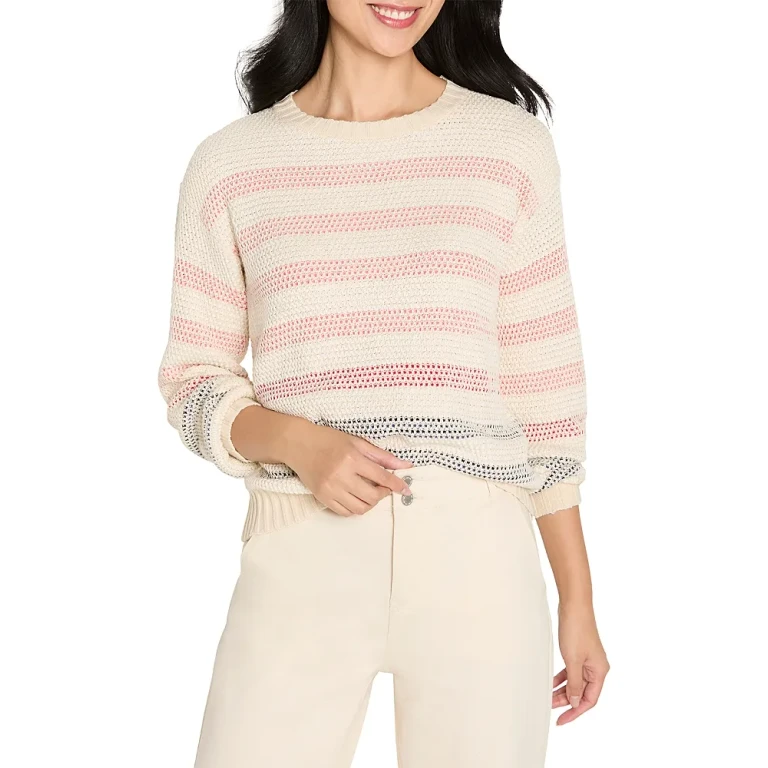 Nic+Zoe Scandi Stripe Sweater