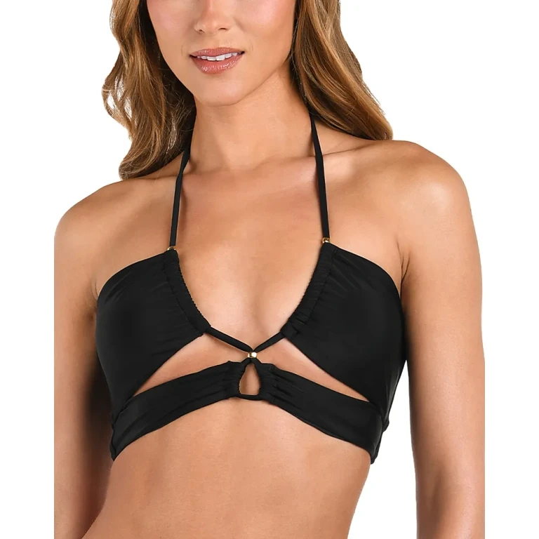 L'Agence Sirena Front Cutout Bikini Top