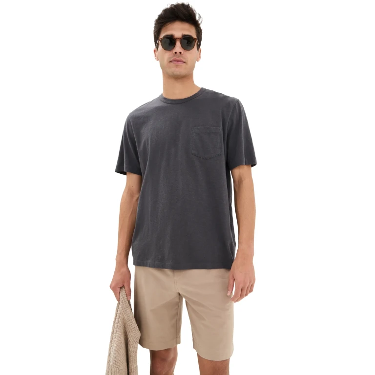 Faherty Sunwashed Pocket Tee Dune Navy XXL