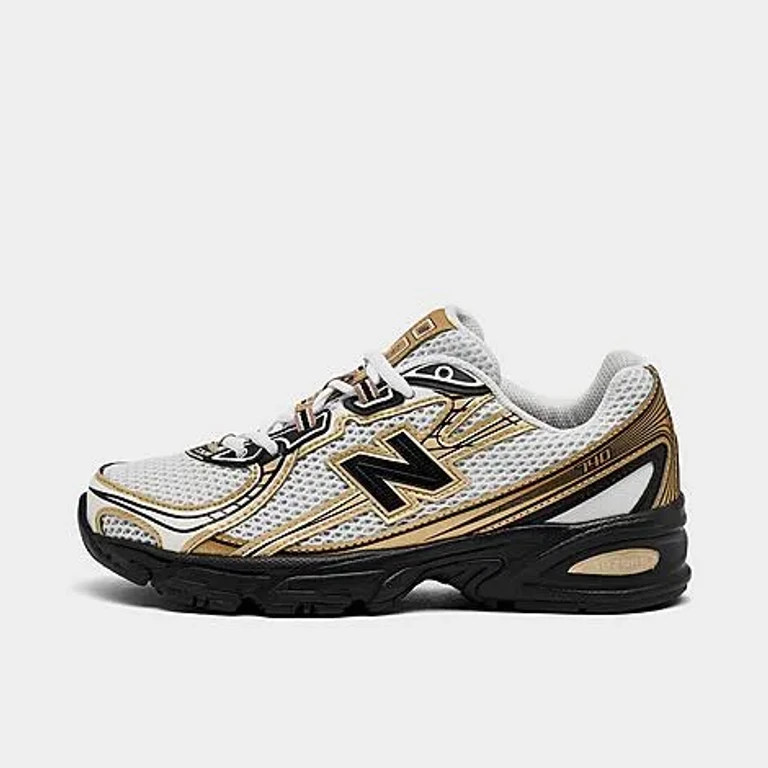 New Balance Big Kids 740 Casual Shoes in Navy/White Size: 3.5