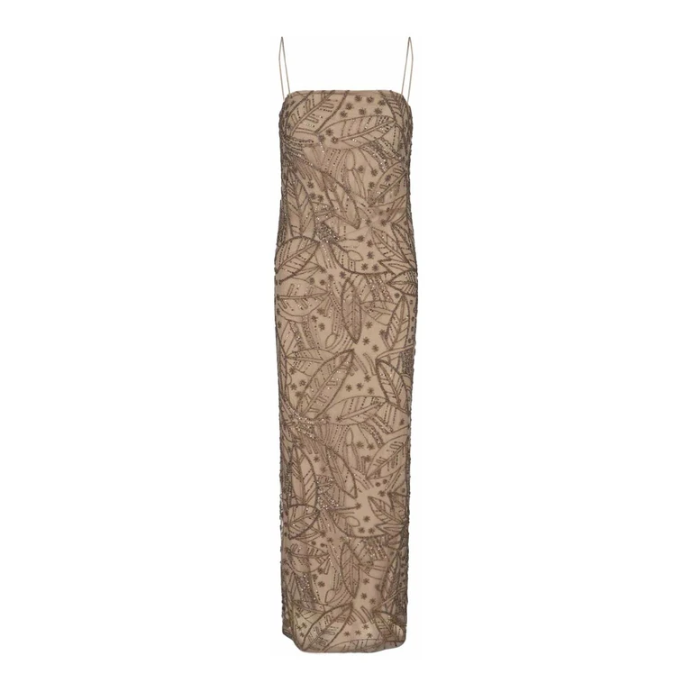 Lauren Ralph Lauren Robe Au Genou - Marron