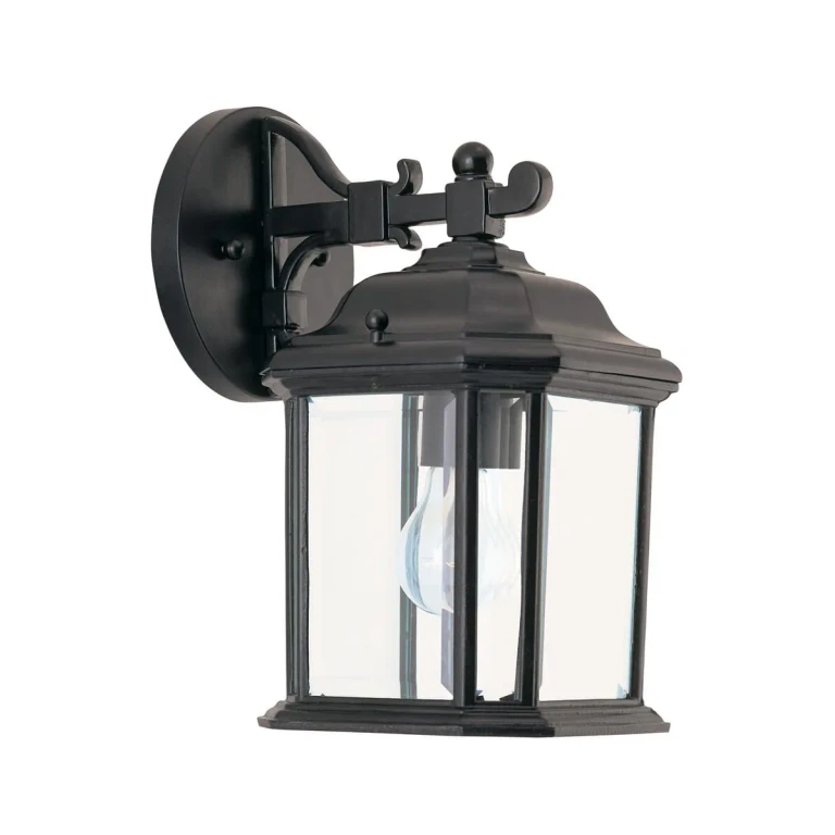 Kent Outdoor Wall Light in Black
