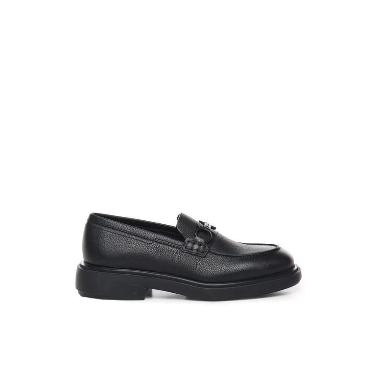 Ferragamo Flat Shoes Black Calfskin - Men