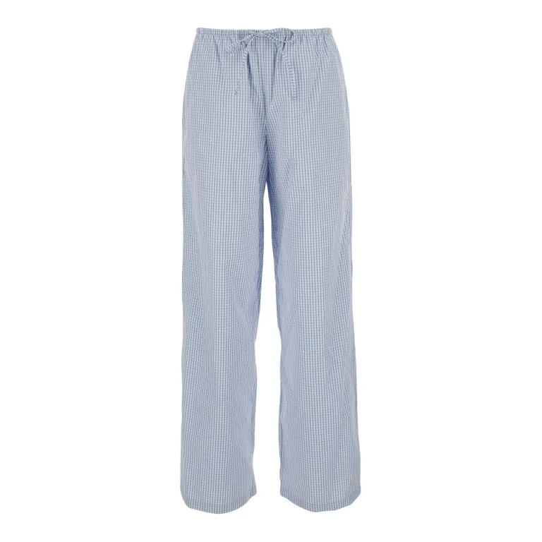Dunst Pants pajama String Pants Blue In Cotton And Nylon For Women
