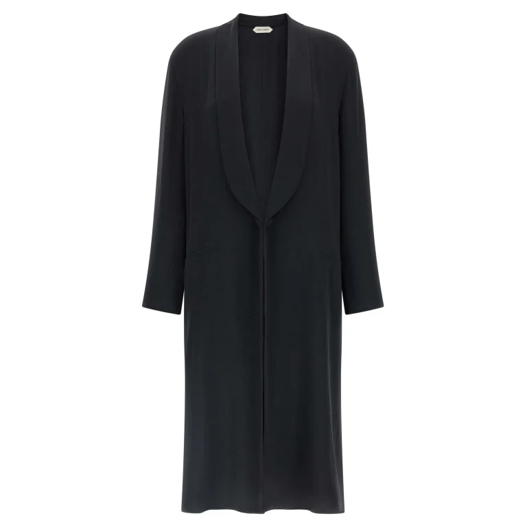 Alberta Ferretti Silk Georgette Coat