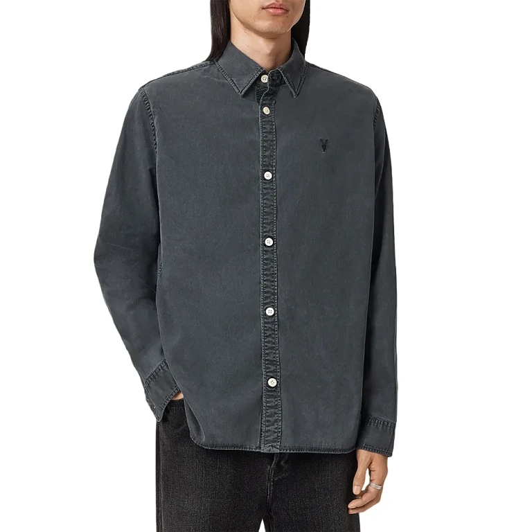 Allsaints Bodhi Relaxed Fit Button Front Shirt