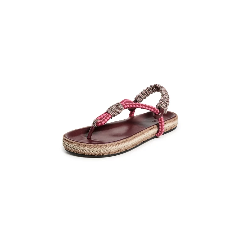 Isabel Marant Gypso Sandals Multicolor Burgundy