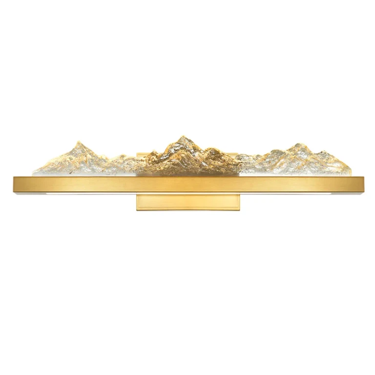 Brass LED Vanity from the Himalayas Collection