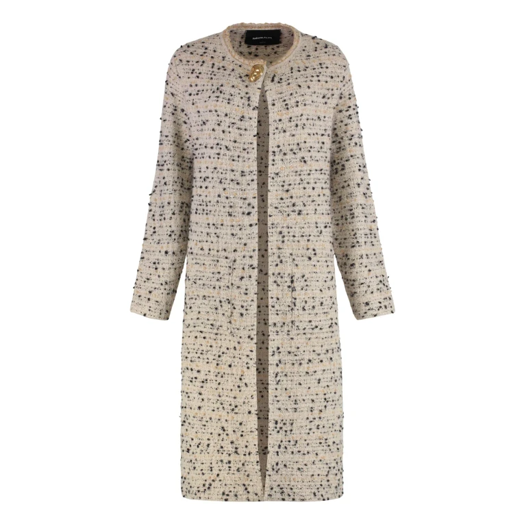 Fabiana Filippi Wool Blend Maxi-cardigan
