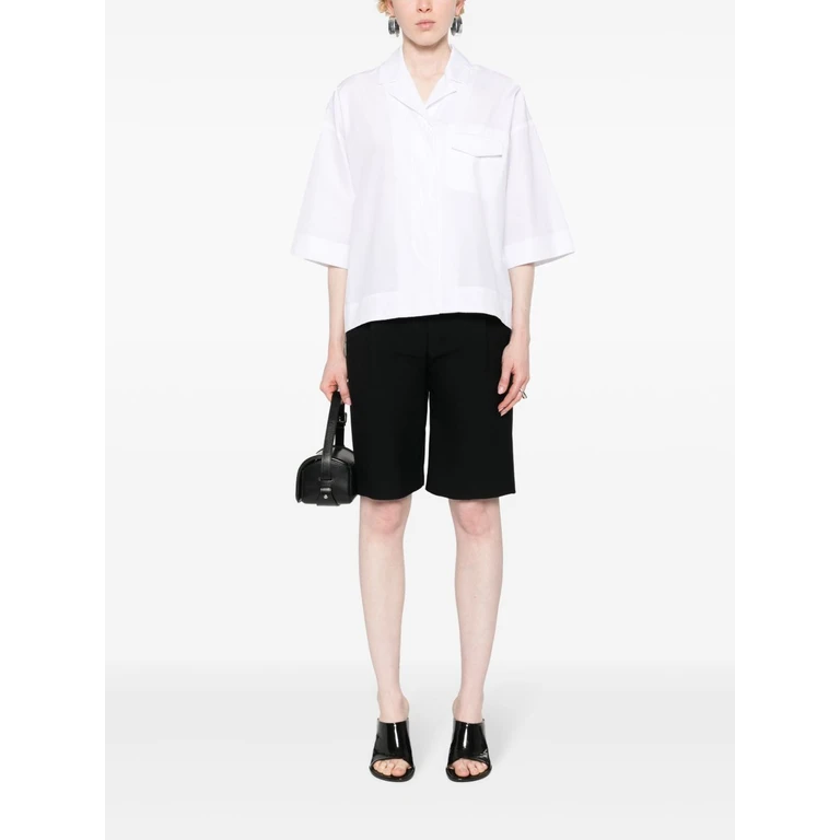 SportMax Shirts White Cotton - Women