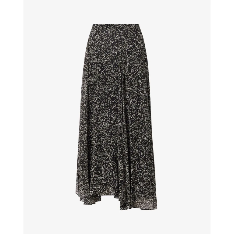 Jupe Lycia - Femme - Noir Et Écru - Taille 34 - Marant Étoile