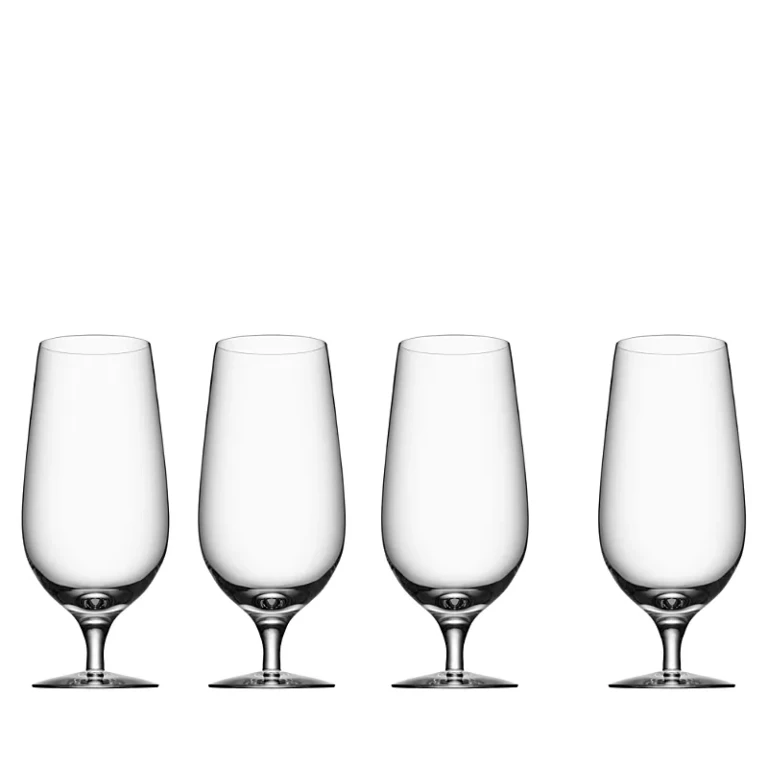 Orrefors Beer Collection Lager Glass, Set of 4