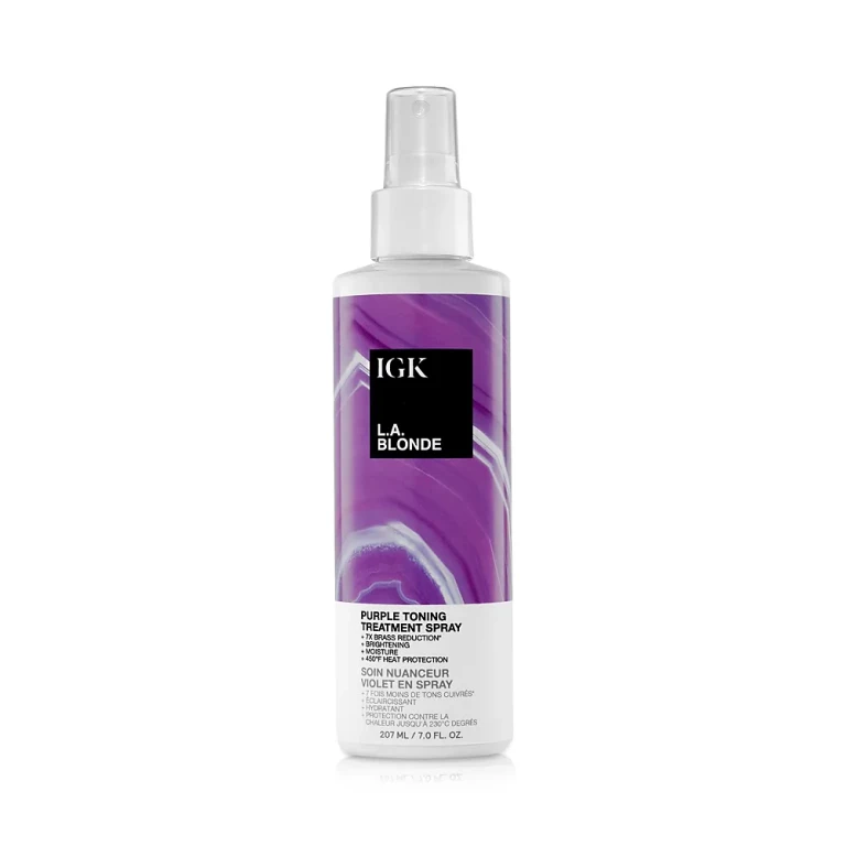 Igk Hair L. a. Blonde Purple Toning Treatment Spray 7 oz.