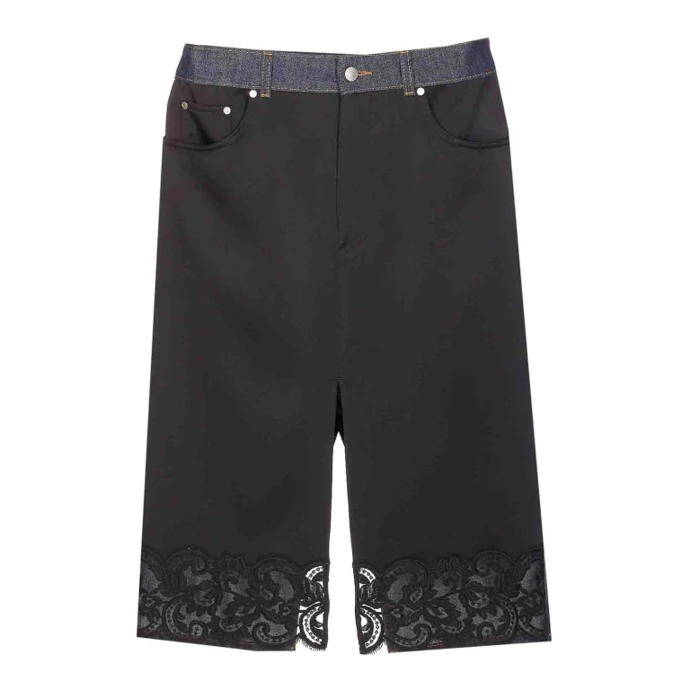 Stella Mccartney Jupe Midi - Bleu