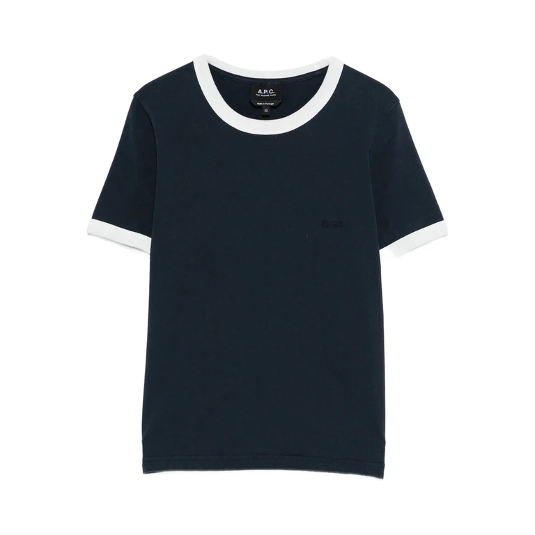 T-shirt A.P.C. con profili a contrasto