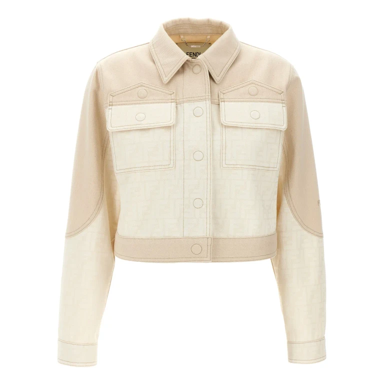 Fendi Two-tone Denim Jacket