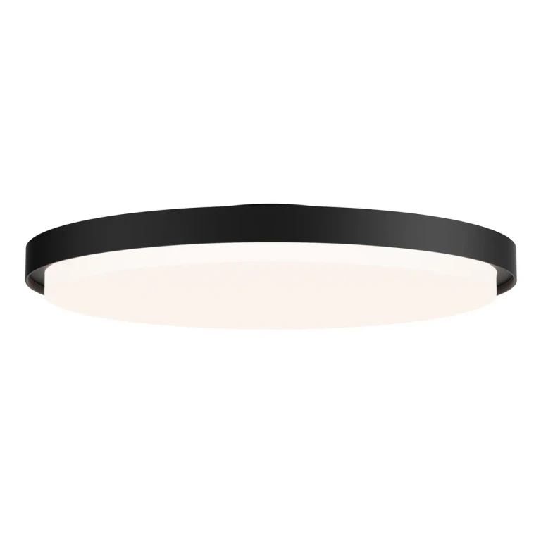 Black LED Flush Mount from the Float Collection
