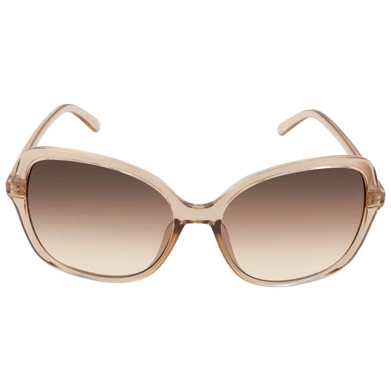 Calvin Klein Brown Gradient Butterfly Ladies Sunglasses CK19561S 270 57