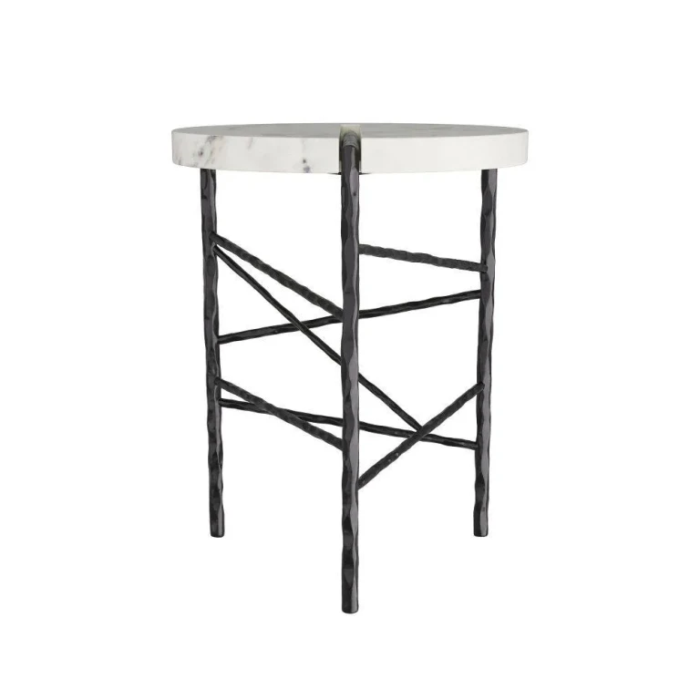Blackened Iron End Table from the Atlas Collection