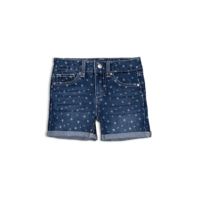 Joes Jeans Girls' Ozzie Allover Print Denim Shorts - Big Kid
